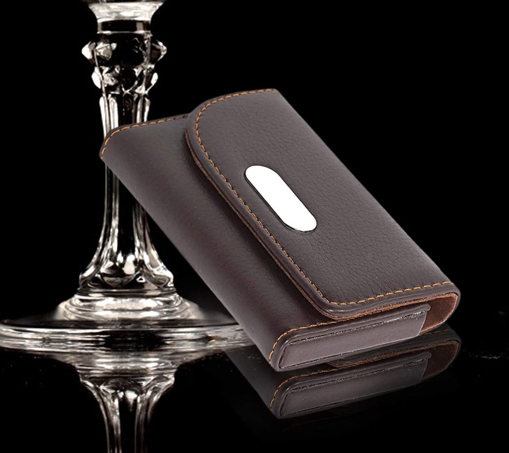 NISUN Imported Leather Pocket Sized Business or Credit or ATM Card Holder  case Wallet with Magnetic Shut for Gift Brown Horizontal Flap Shape in  Hyderabad at best price by nisun - Justdial